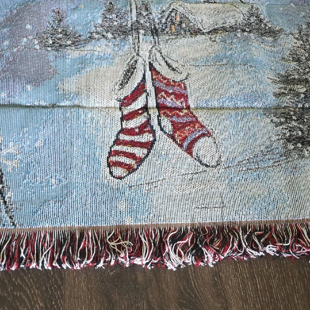 Baby's First Christmas Blanket - Multicolor